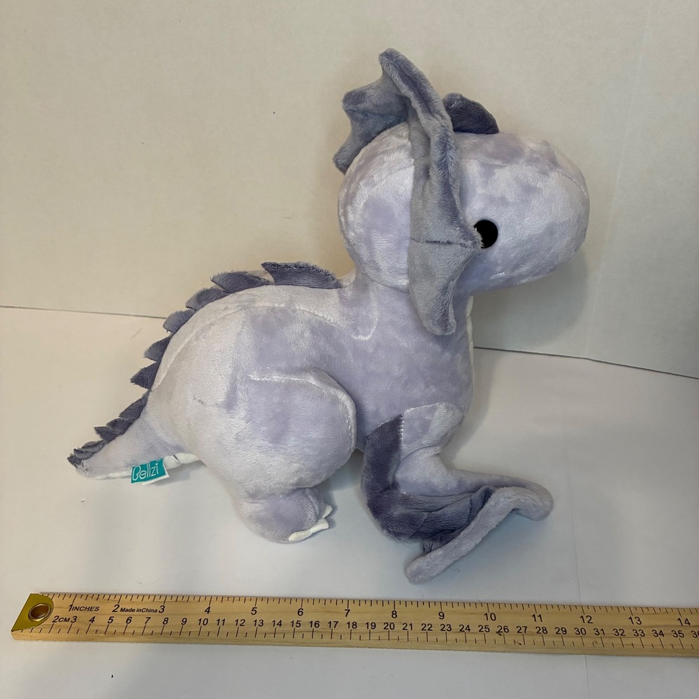 Bellzi Wyveri Plush Stuffed Animal Purple Lavender Wyvern Sold Out Kid Mythical - Picture 7 of 16